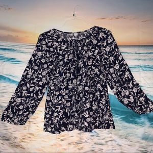Women’s Long Sleeve Floral Blouse